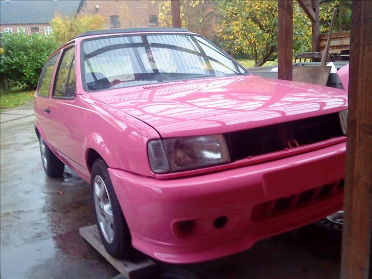 VW polo3 openair grislingen - efter maler ... kofangeren flækket så desværre skal laves igen  billede 13