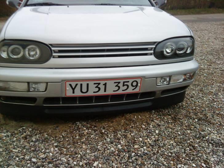 VW Golf 1,9 TDI "soglt" - Hjemme ved mig selv, med vr 6 Underlæben. :D Pyntede lidt. billede 13