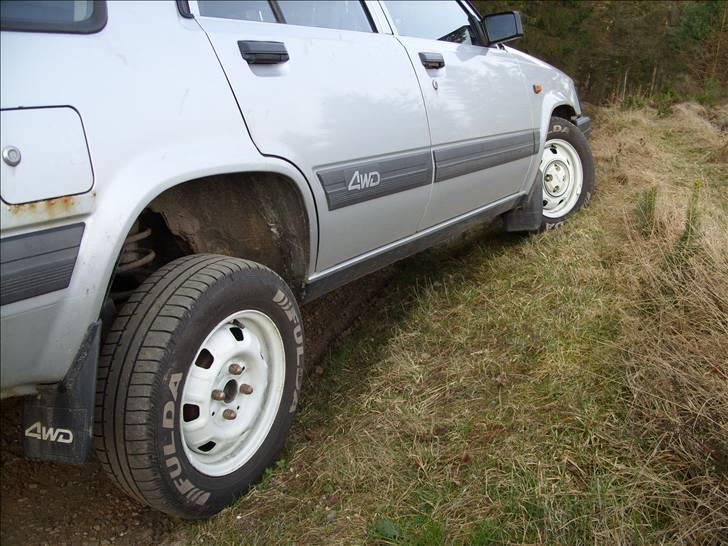 Toyota Tercel 4x4/SR5 (solgt) - Enhver 4x4 må vise sine små ben billede 2