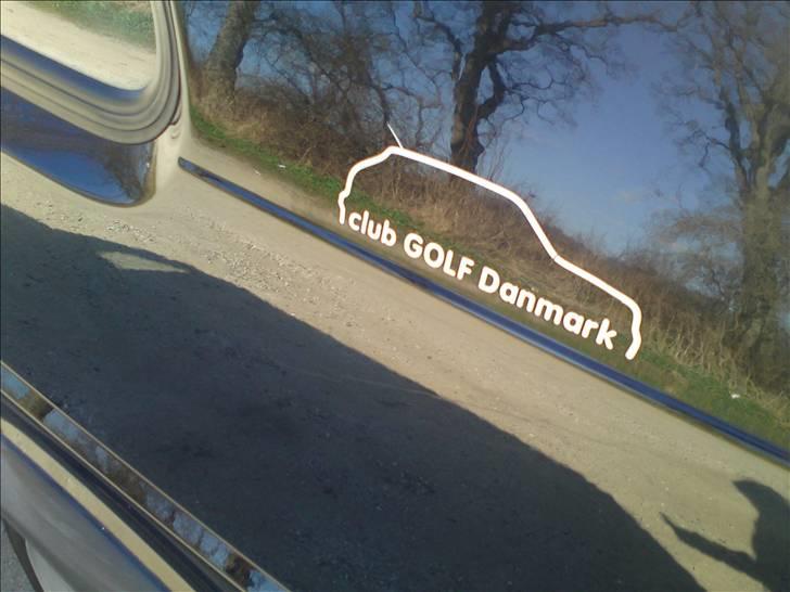 VW Golf II - Ja ja... -vi er skam medlem af club GOLF Danmark :O) billede 2