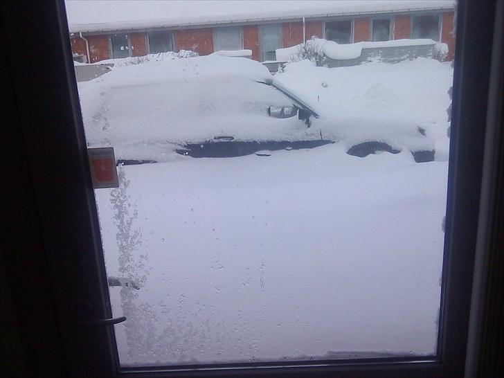 VW Polo soldt - Ja ´der faldt lige lidt sne en nat. Så gæt en bil :P billede 11