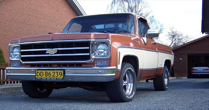 Amerikaner Silverado c10 - Klar til 2010 ! med nymalet køler gitter billede 1