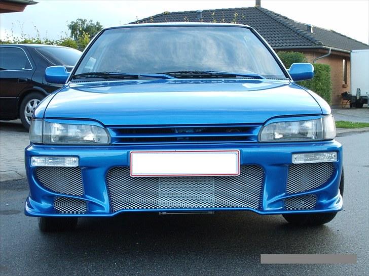 Toyota Corolla S-serie TIL SALG! - Pakfeifer forkofanger, Mattig øjenskygger til en E10 + hjemmelavet grill billede 2