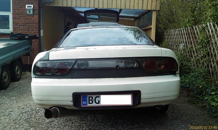 Nissan 200SX S13 Projektbil - De nye baglygter syntes selv de er fede. Taget D. 10/05-2010 billede 20