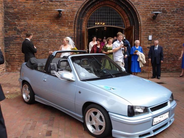 Opel Kadett Cabriolet - Fra Vor Fru Kirke.. skulle køre til et Bryllup :-) billede 15