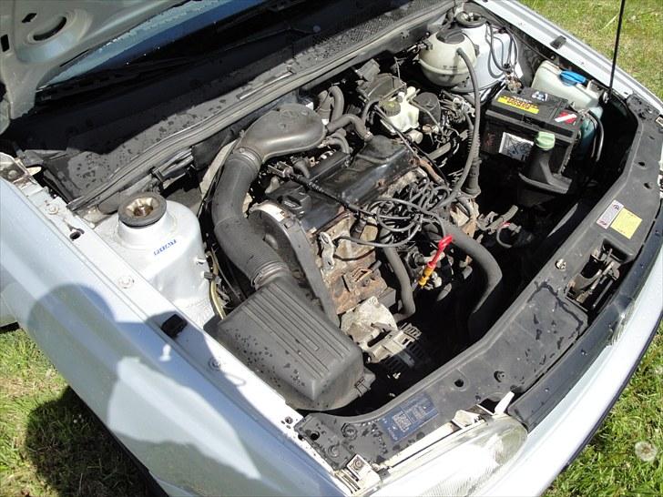 VW Golf 3 1,8 8v cl  - Den har lige fået ny luftfilter + kasse og nyge rør  billede 11