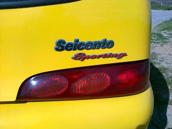 Fiat Seicento sporting. solgt billede 12