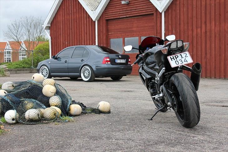 VW Bora - Sammen med min kammerats mc billede 11