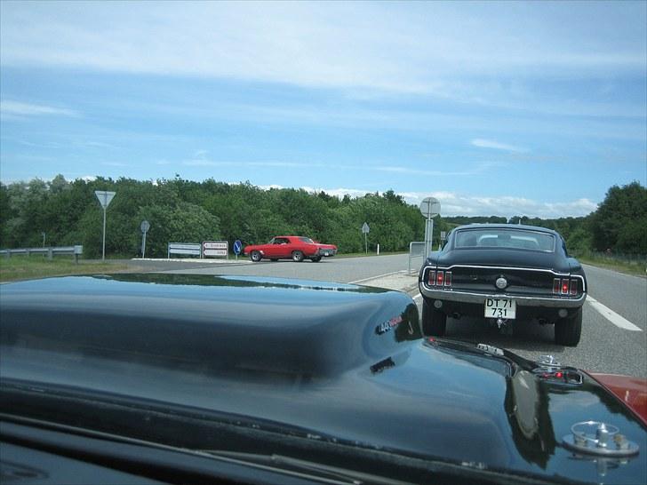 Dodge Challenger R/T Magnum - Billede fra køreturen med DR1 fra træffet i Balle 2009. datteren tog billedet mens vi cruisede billede 7