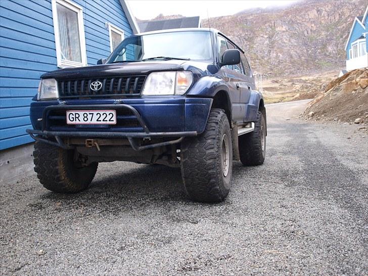 Toyota Landcruiser 90   (Solgt) - indkørslen første dag. billede 15