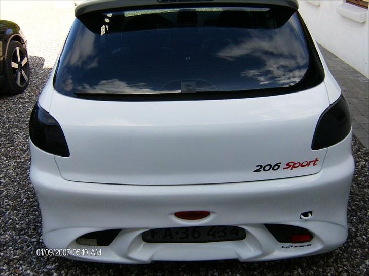 Peugeot 206 XS ..:: SOLGT ::.. - Gammelt Billede , Alt sort og Grafik er fjernet for et mere clean look billede 5