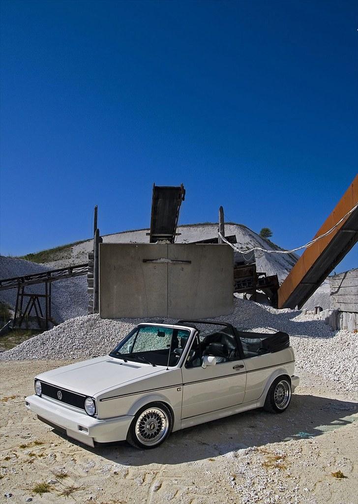 VW Golf 1 Cabrio - Gammelt billede. Location: Kongerslev kridtgrav. billede 20