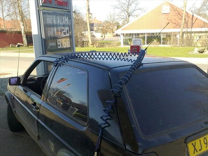 VW golf 2 - nogle der havde det sjovt med den da jeg kiggede den anden vej ;) billede 16