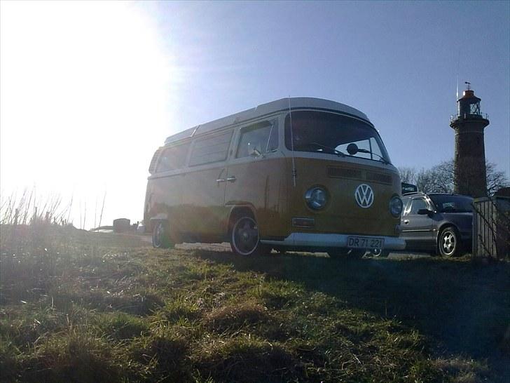 VW baywindow - tidlig aften tur til fornæs fyr i grenå, 2009 billede 1