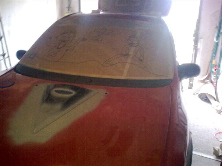 Opel Corsa B - Tja hva fanden, når aftentimerne går ind og afdækning blir kedeligt, så skal vi jo lave lidt sjov..;) billede 11