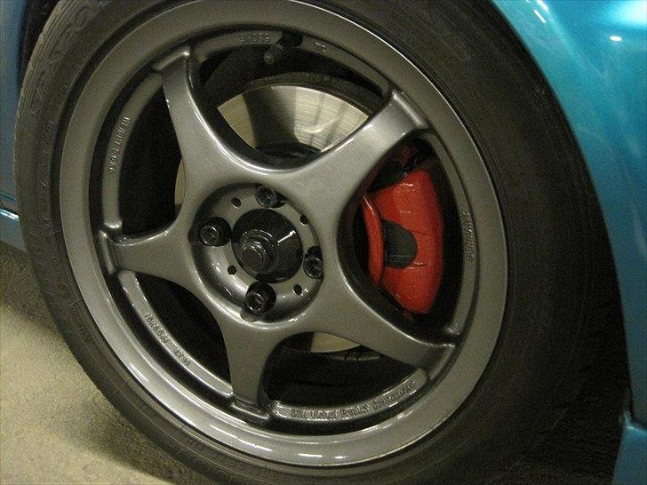 Honda Civic EK3 # SOLGT # - 15" Lenso VPD lakeret Gunmetal, vægt uden dæk 5,8 kg. billede 6