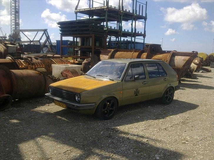 VW Golf 2 RAT LOOK (army) billede 1