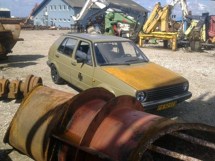 VW Golf 2 RAT LOOK (army) billede 4