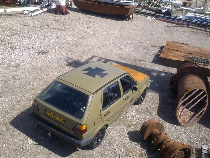 VW Golf 2 RAT LOOK (army) billede 6