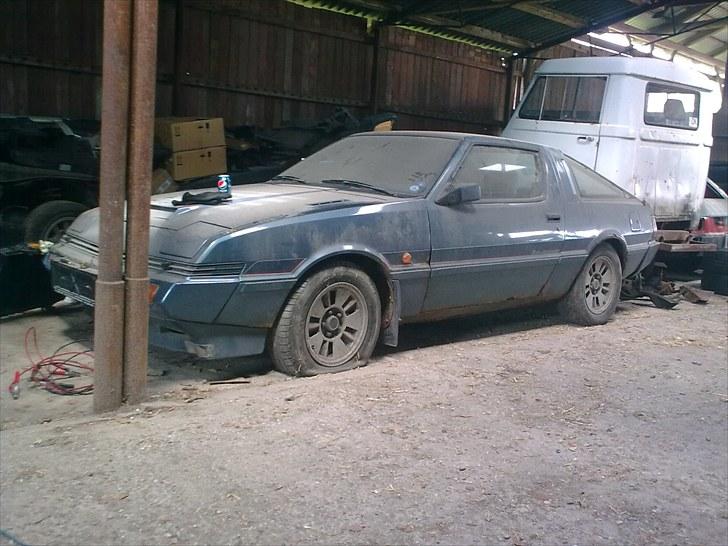 Mitsubishi Starion EX Turbo-Ic - som den står nu (juli 10) og venter på renovering,  billede 20