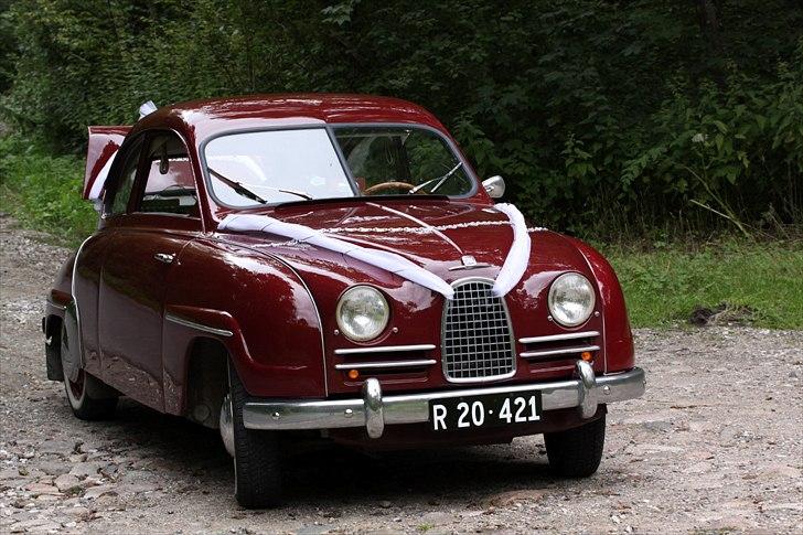 Saab 93 - On location med sølvbrudeparret i Jeksen dalen - fantastisk dag billede 12