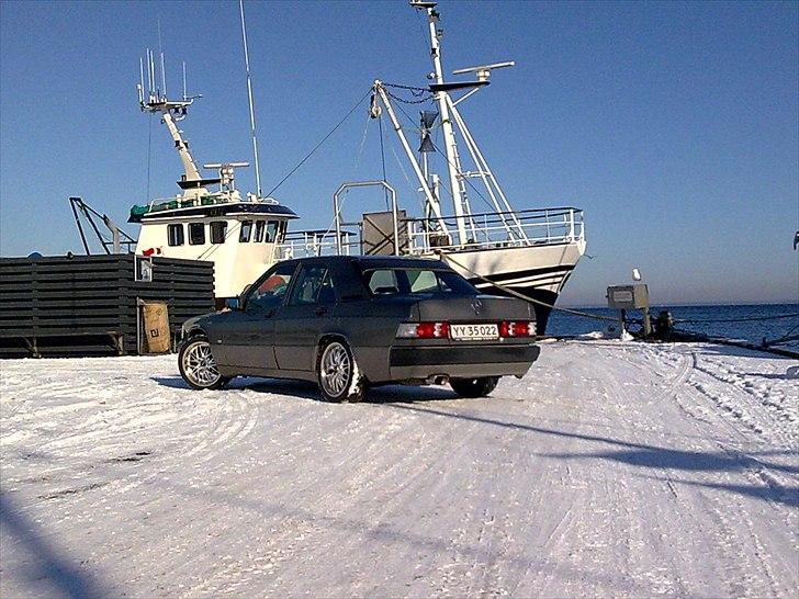 Mercedes Benz 190 E 2.6 ( SOLGT ) - En lille vintertur til Årø. billede 15