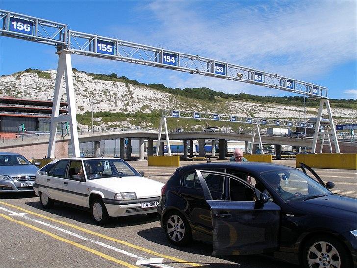 Citroën BX 19 TZD - Cluseau på nye veje - sommeren 2010, Dover, afventende færge til sin hjemstavn billede 4