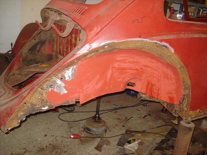 VW 113 bobbel - så kom der nyt kuglestykke i billede 12