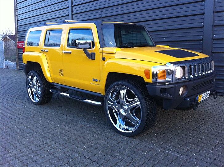 Hummer h3 SOLGT - så er de nye fælge kommet hjem billede 1