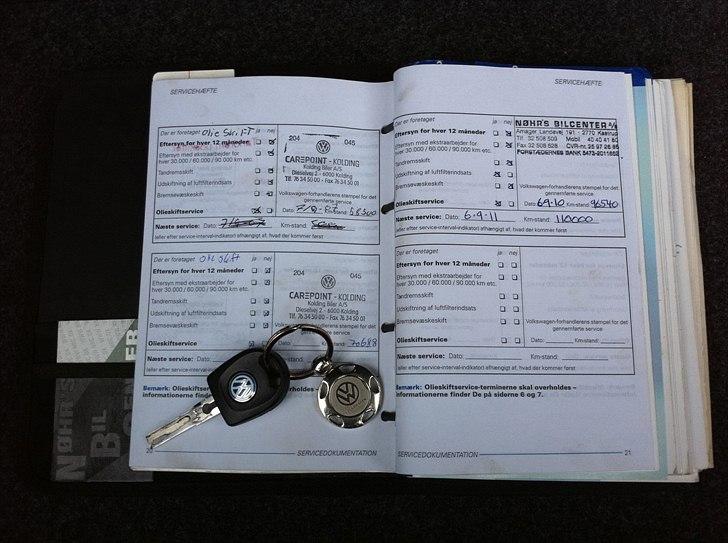 VW Golf MK IV - Fuld stemplet servicehæfte. billede 12