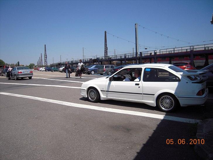 Ford Sierra RS Cosworth - På vej ombord på Der Autozug til Hamburg. billede 13