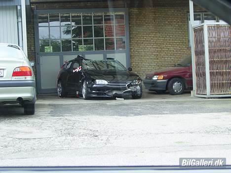 Honda Civic *R.I.P.* - sådan ser den ud efter at brandvæsnet har skåret taget af den! :( billede 9