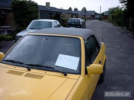 Ford Escort RS Turbo Cabriolet - Lige en lille hilsen til dem der måtte tvivle.....Lortevejr. billede 12