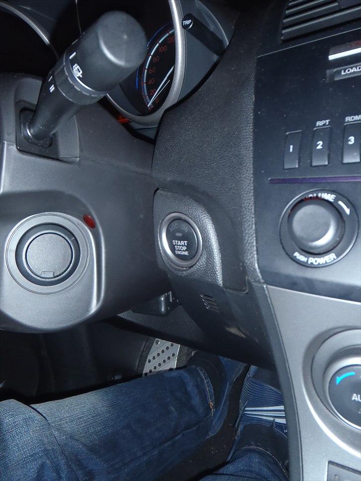 Mazda 3 MPS - Start knappen billede 6