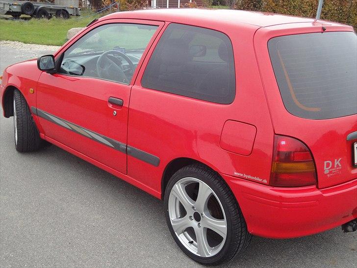 Toyota Starlet 1,5 Turbo - Sådan så den ud, da jeg købte den. billede 8
