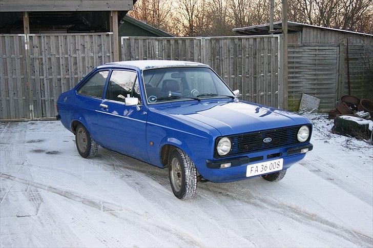 Ford Escort Mk2 - Et par billerder af vognen i vinter mode billede 13