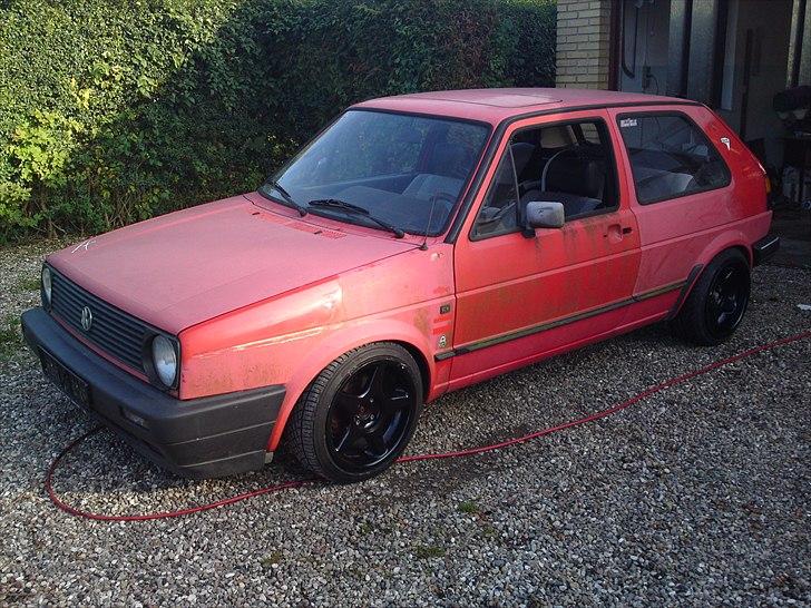 VW Golf 2 SOLGT - Før polering :) billede 12