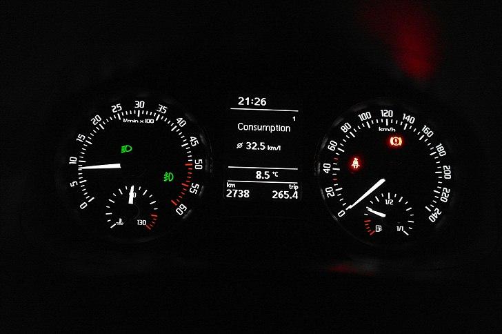 Skoda Fabia Greenline  - Ja ja det kan godt lade sig gøre med en MEGET blød fod :-) billede 2