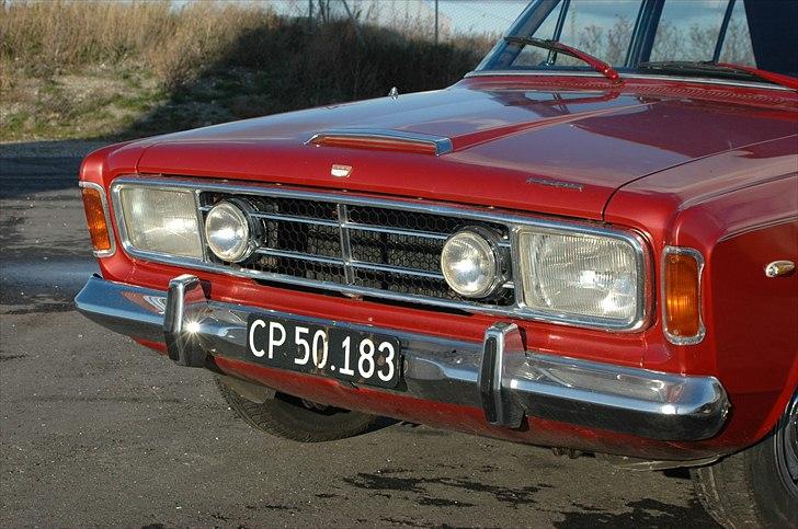 Ford 20m TS 2300S p7a - feeeed front med de extra lygter fik en en håndfuld af dem hvis en nu sku gå i udu billede 16