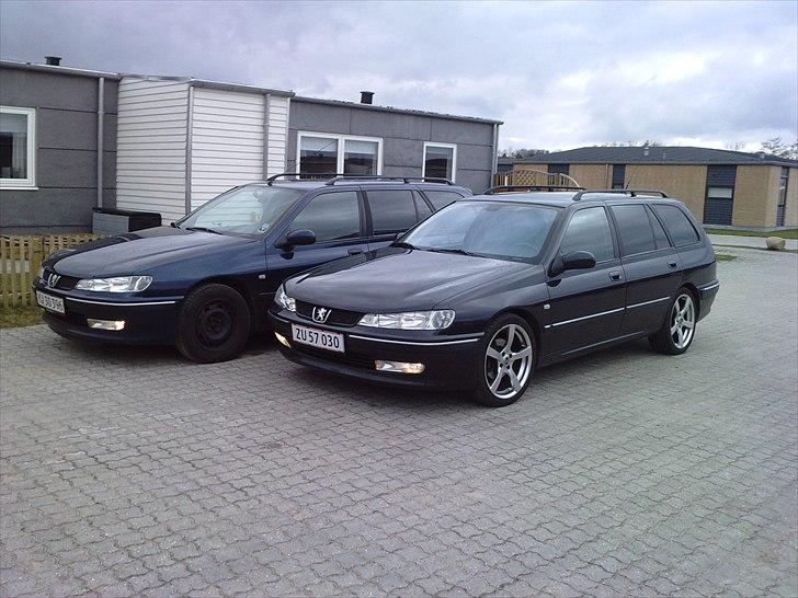 Peugeot 406 st. car - Min søsters og min egen bil. Min egen nærmest. billede 11