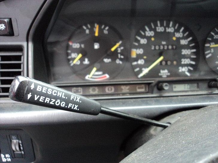 Mercedes Benz 190E 2,6  - ORIGINAL FARTPILOT billede 8