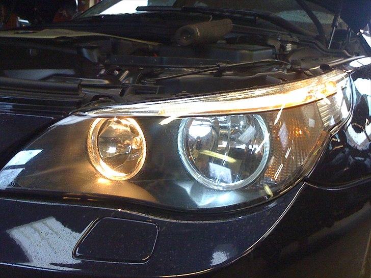 BMW E61 535D Van - std. positions pære vs. mtec positions pære billede 17