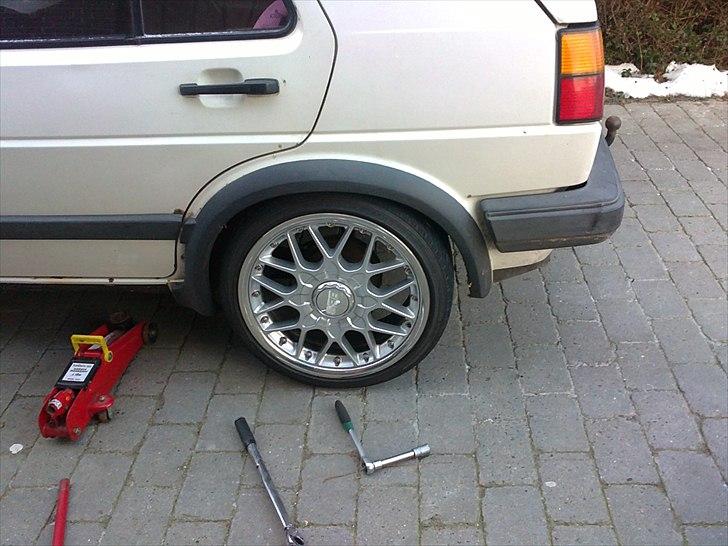 VW Golf II 1,6 cl solgt / by billede 13