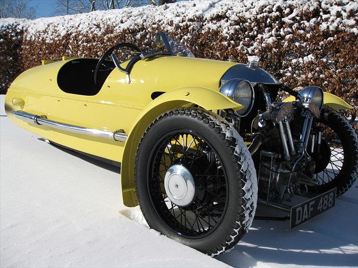 Morgan Threewheeler Super Sports - Black wheels for my Primrose.. billede 7