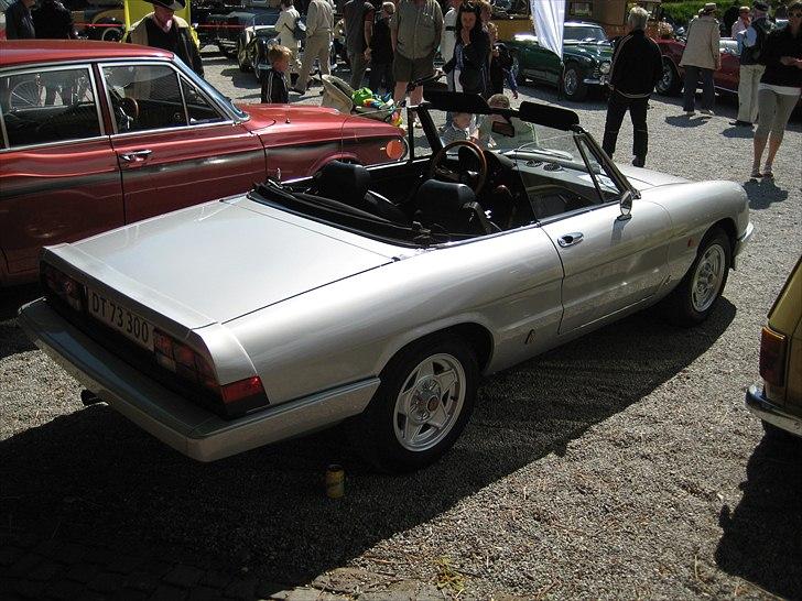 Alfa Romeo Spider Veloce - Forårsmønstringen på Kastellet trækker mange tilskuere til når vejret er så godt billede 16