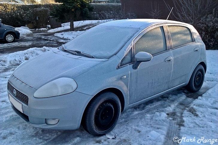 Fiat Grande Punto Dynamic - Phhh.... Typisk ... igang med skraberen! billede 15