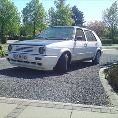 VW golf 2 *white pearl* byttet