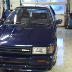 Mazda 323 4wd turbo solgt