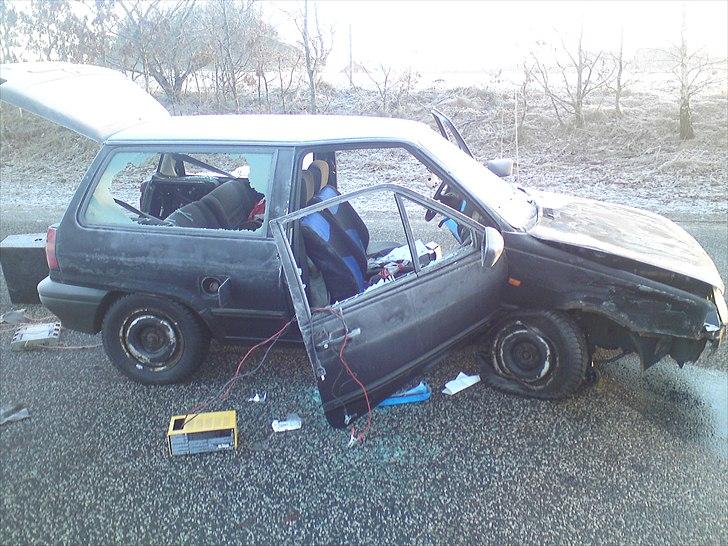 VW polo 86c.stjålet & skadet billede 19