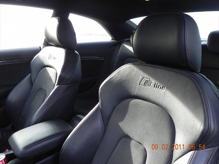 Audi A5 3,0 TDI Quattro  SOLGT - de gamle S-line sæder billede 8